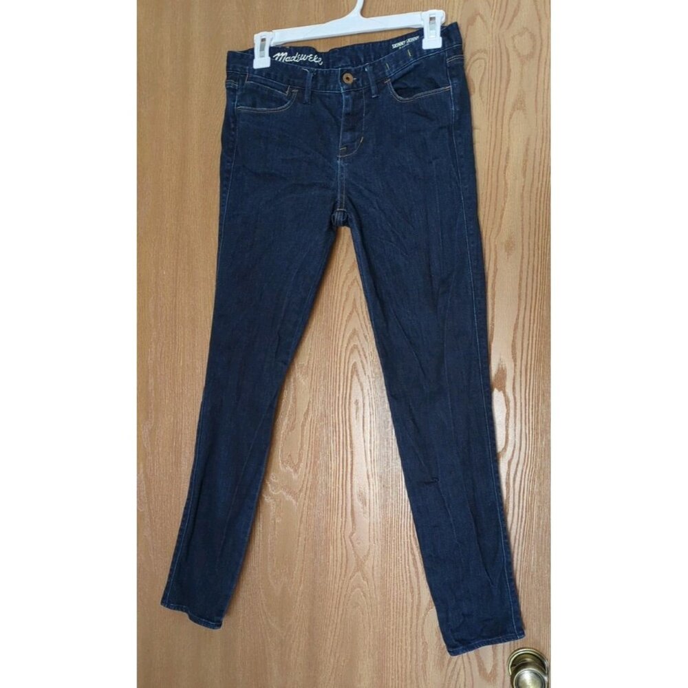 Madewell Jeans Womens 27 Skinny Skinny Ankle Dark Wash Blue Denim Pre-owned
